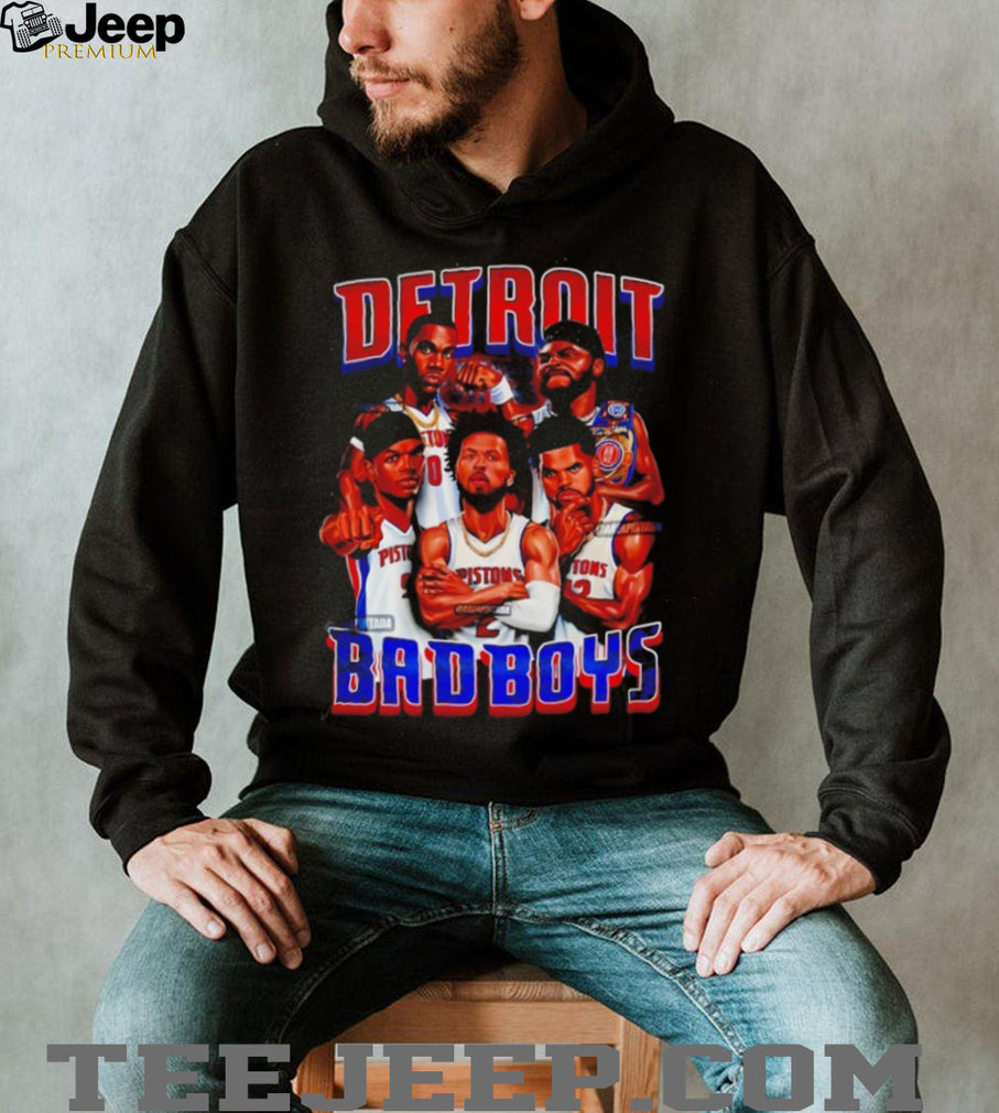 Detroit Basketball Bad Boys Vintage Graphic T Shirt