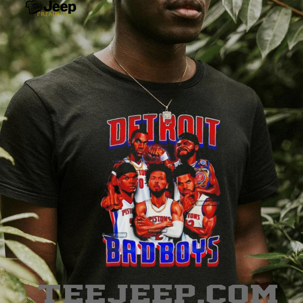 Detroit Basketball Bad Boys Vintage Graphic T Shirt