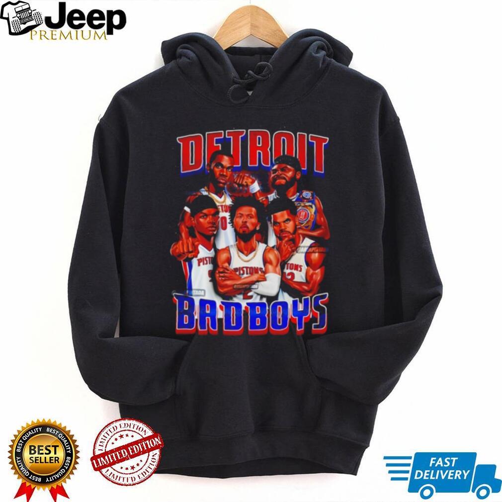 Detroit Basketball Bad Boys Vintage Graphic T Shirt
