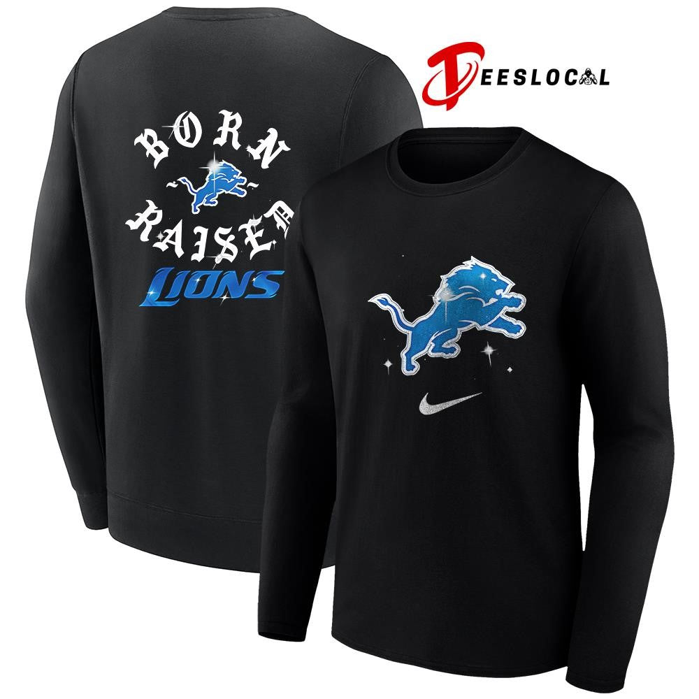 Detroit Lions x Born and Raised logo shirt
