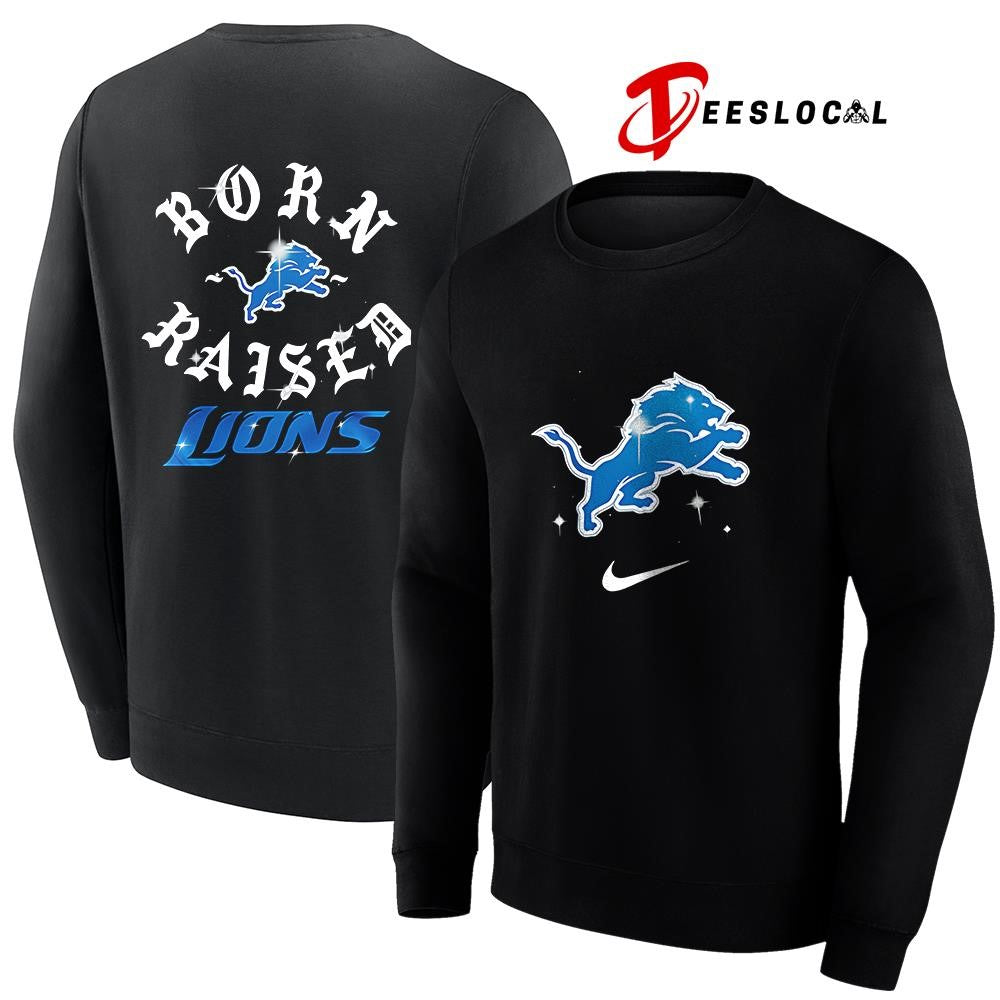 Detroit Lions x Born and Raised logo shirt