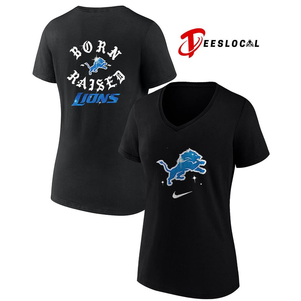 Detroit Lions x Born and Raised logo shirt