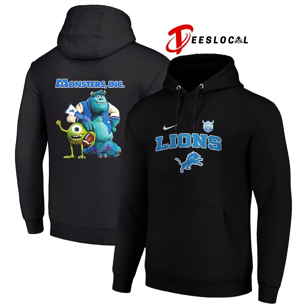 Detroit Lions x Monster Inc Funday cartoon shirt