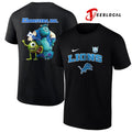 Detroit Lions x Monster Inc Funday cartoon shirt