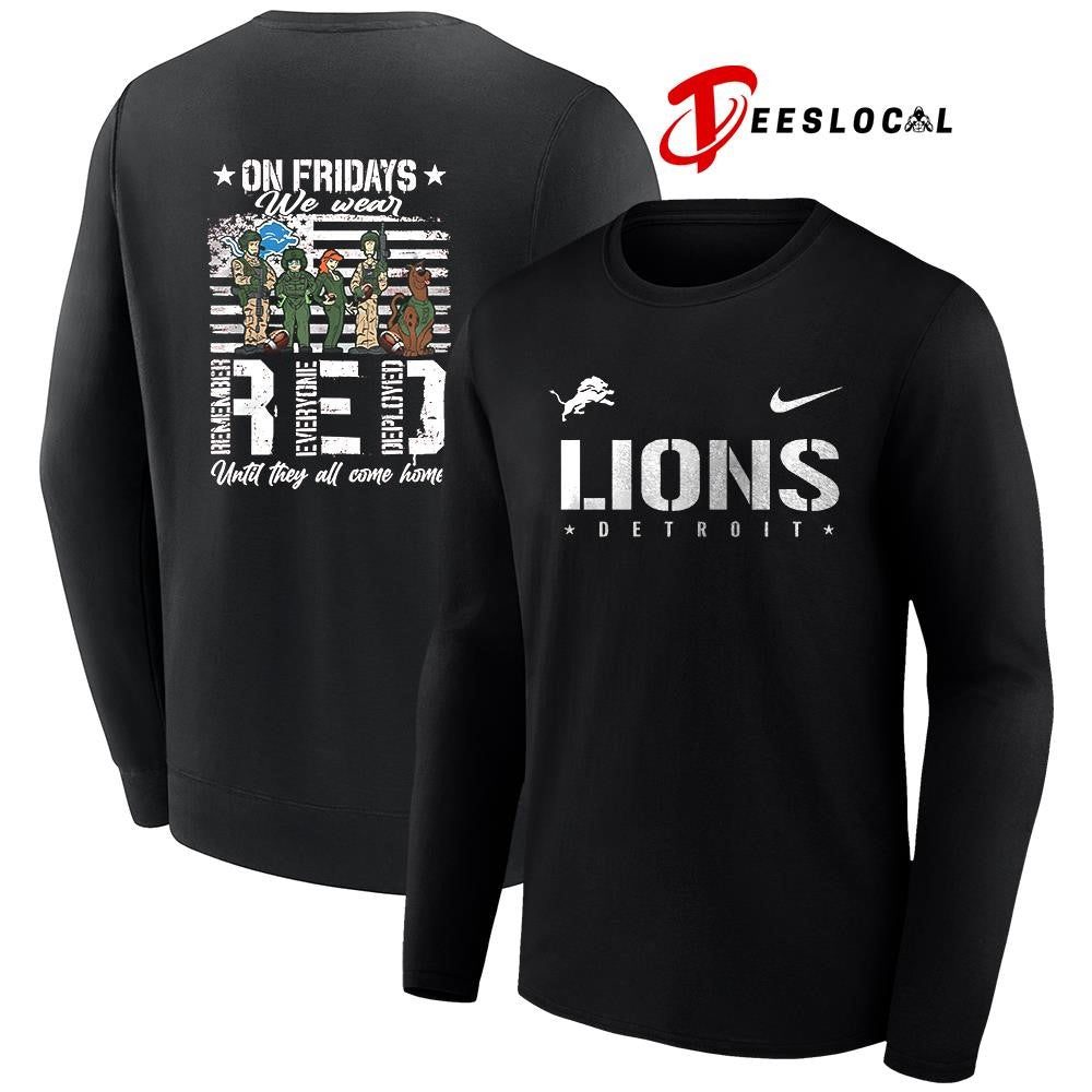 Detroit Lions x Scooby Doo on friday we wear RED until they all come home shirt
