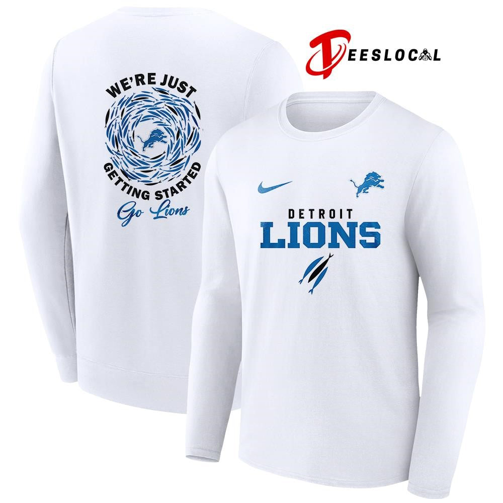 Detroit Lions x The Chosen we’re just getting started logo shirt