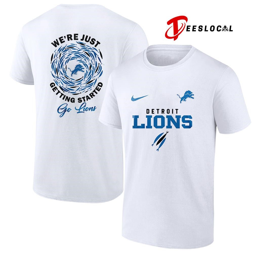 Detroit Lions x The Chosen we’re just getting started logo shirt