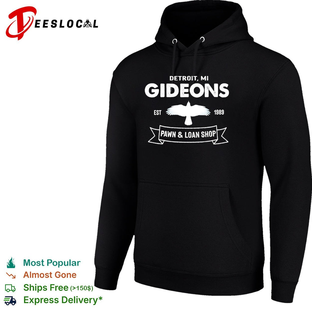Detroit MI Gideons Pawn and Loan Shop est 1989 eagle shirt