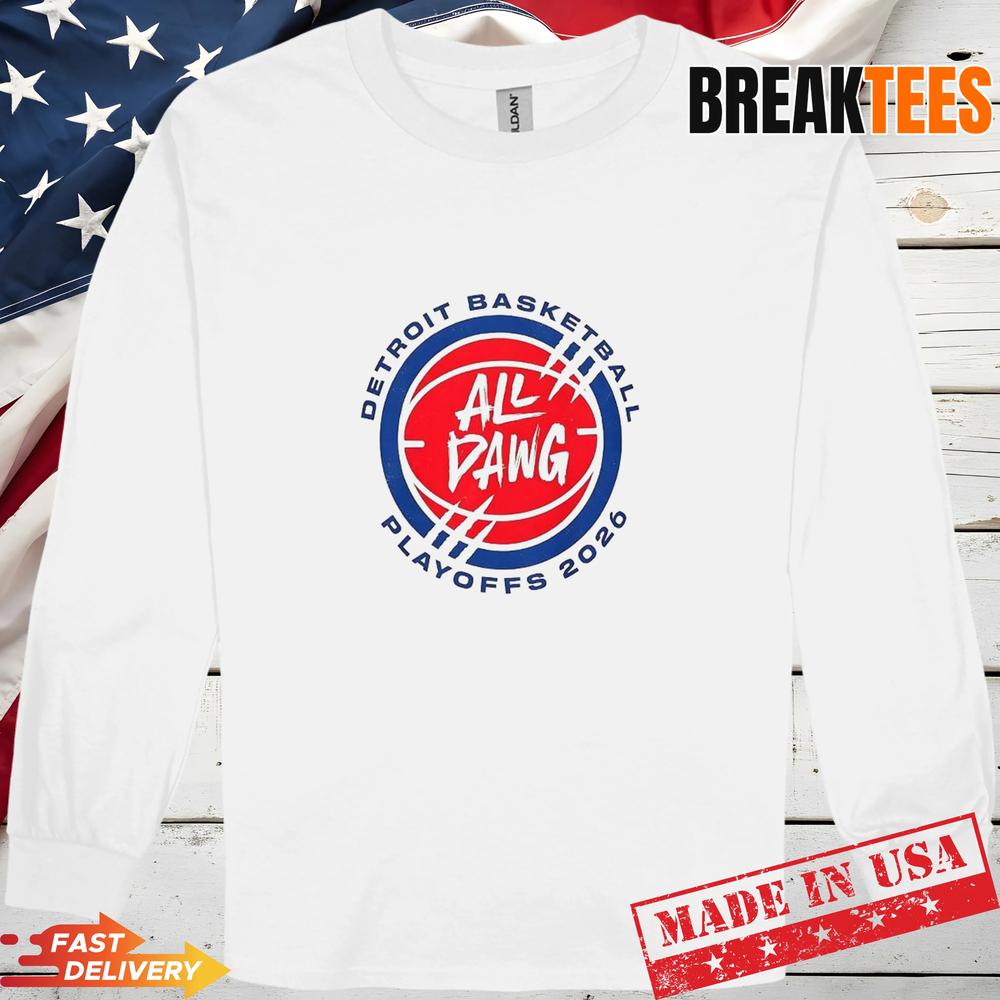 Detroit Pistons Basketball All Dawg playoff 2026 T-Shirt