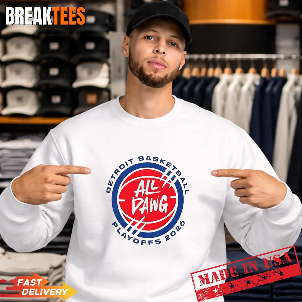 Detroit Pistons Basketball All Dawg playoff 2026 T-Shirt