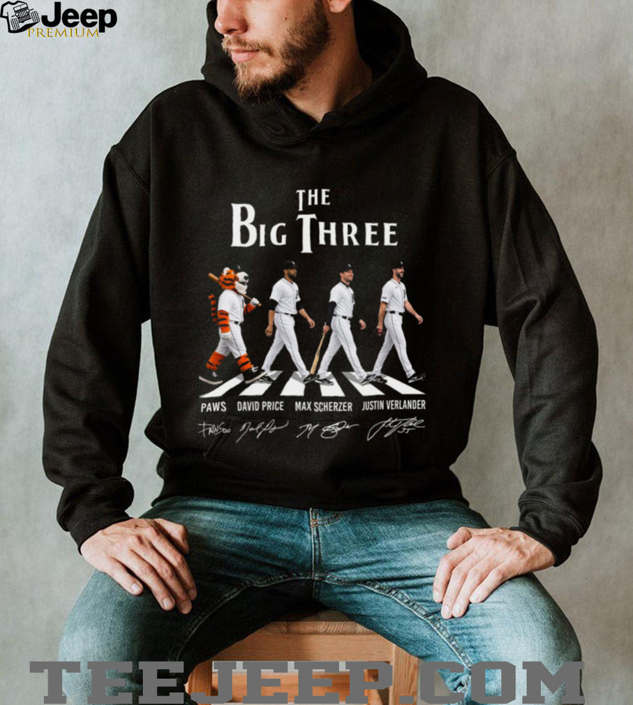Detroit Tigers Big Three Baseball Vintage Style Men Women Fans Sport Shirt