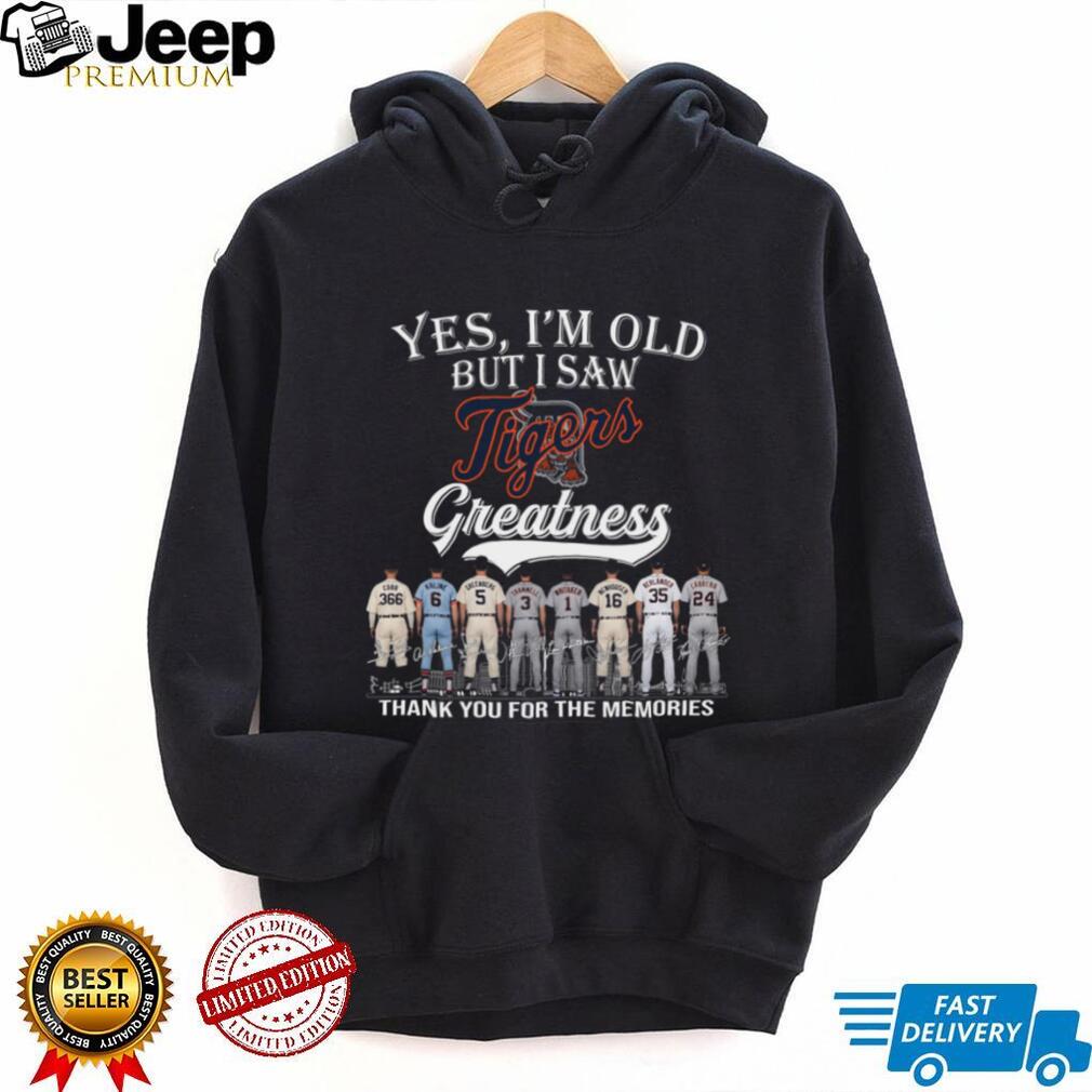 Detroit Tigers MLB Baseball Team Legends Vintage Style Retro Fan Men Women Shirt
