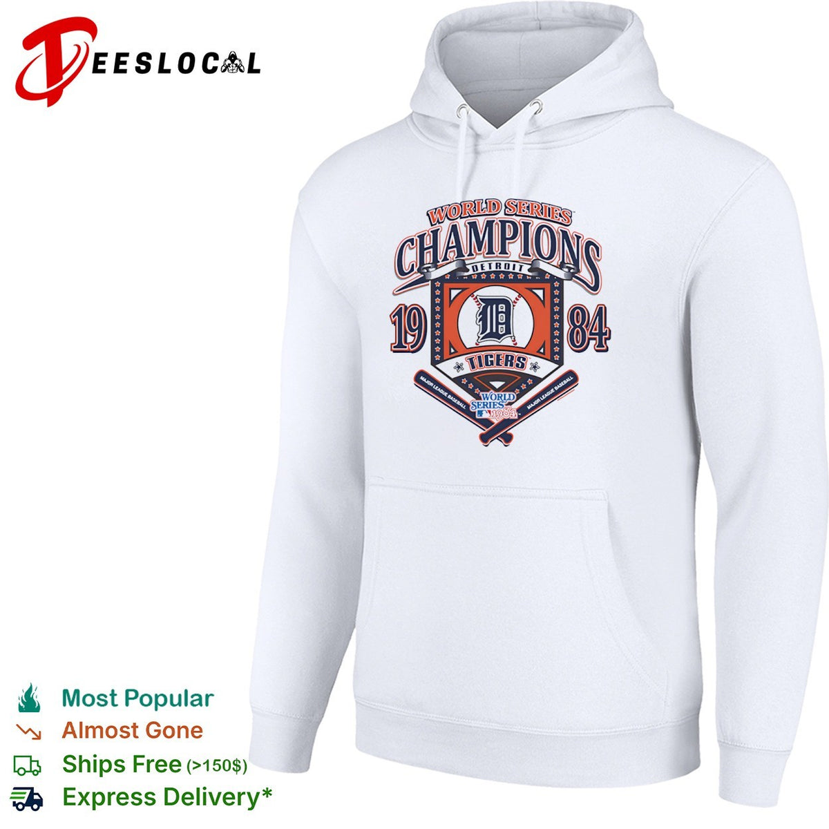 Detroit Tigers Major League Baseball bats World Series champions 1984 shirt
