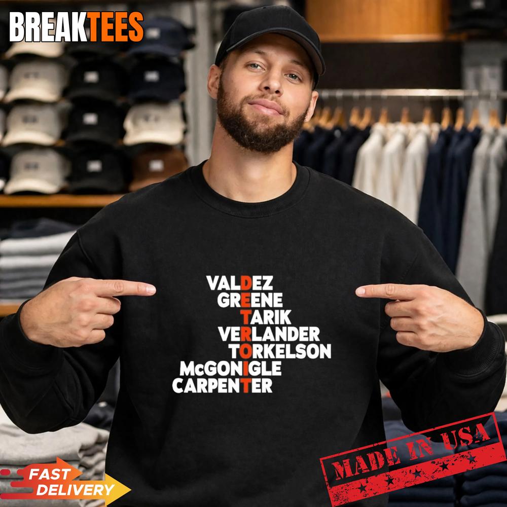 Detroit Tigers Names Player 2026 Shirt