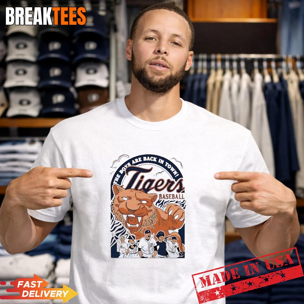 Detroit Tigers The boys are back in town T-Shirt