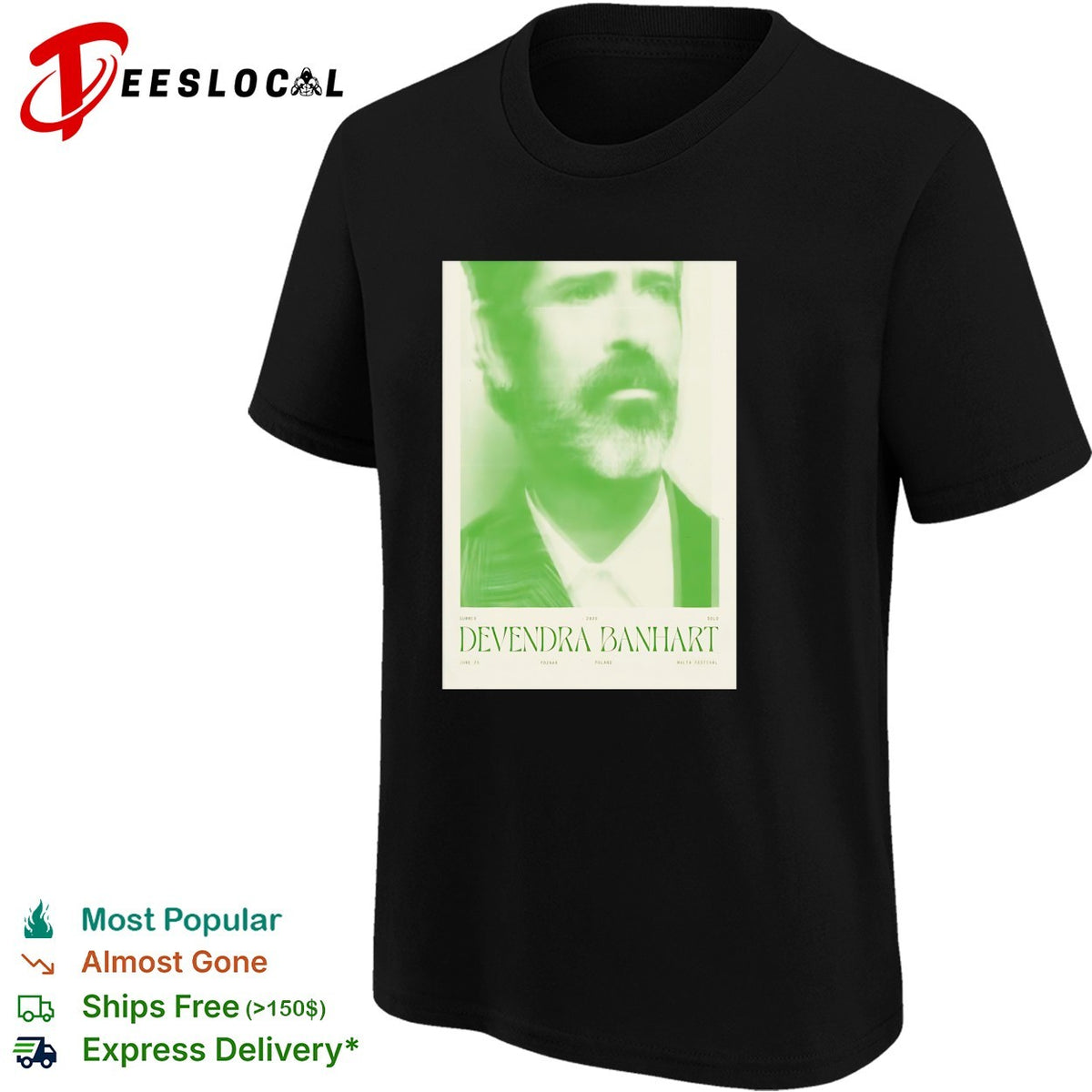 Devendra Banhart Malta Festival Poznan Poland June 25 2024 Summer Solo Music Tour shirt