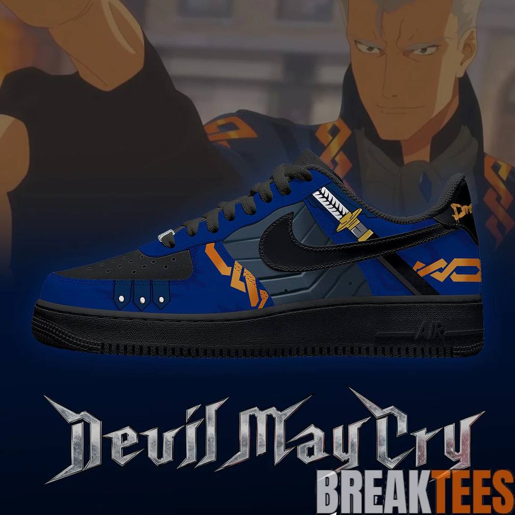 Devil May Cry Vergil Design Air Force 1 Shoes