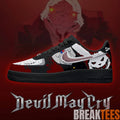 Devil May Cry White Rabit Design Air Force 1 Shoes