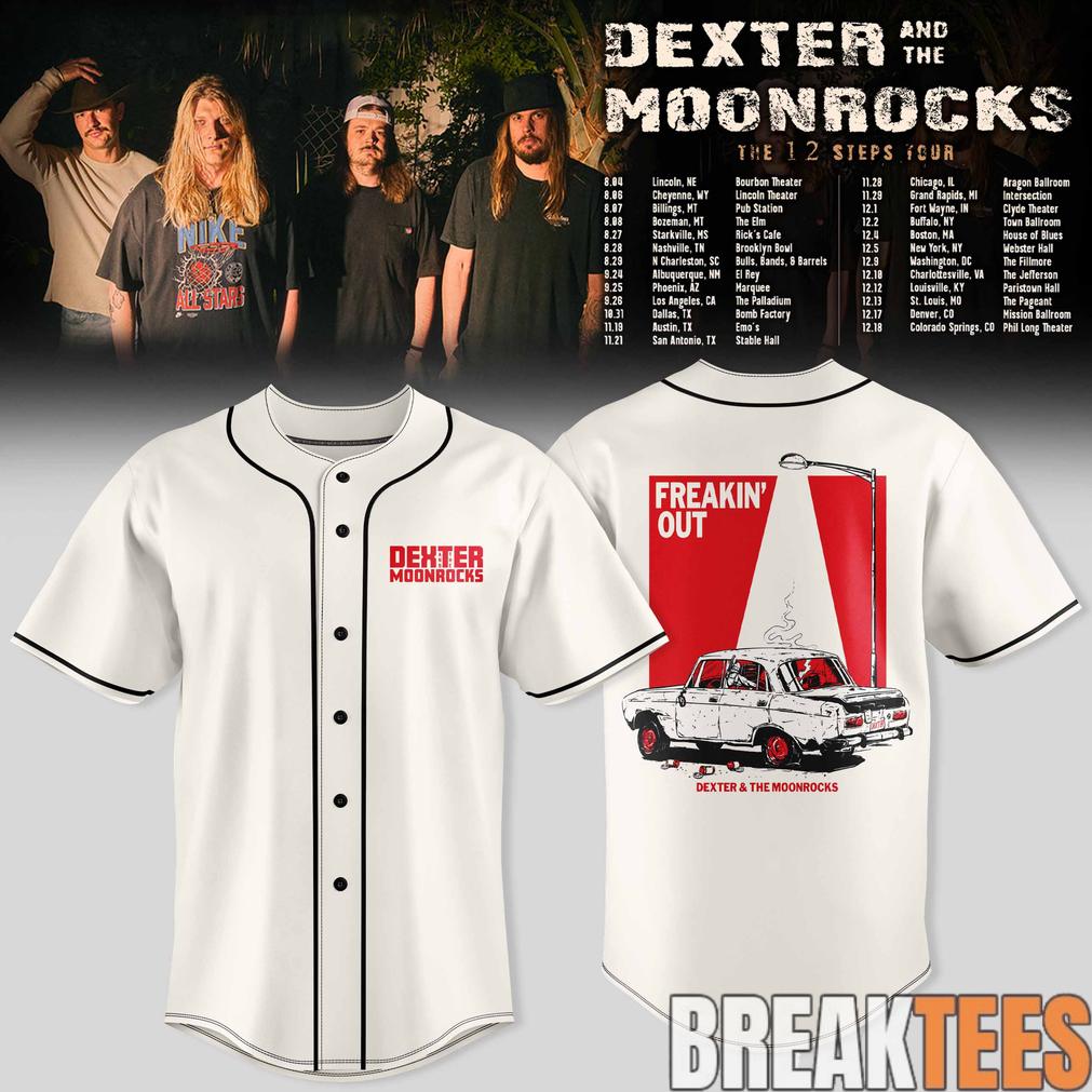 Dexter and The Moonrocks – The 12 Steps Tour 2026 Jersey