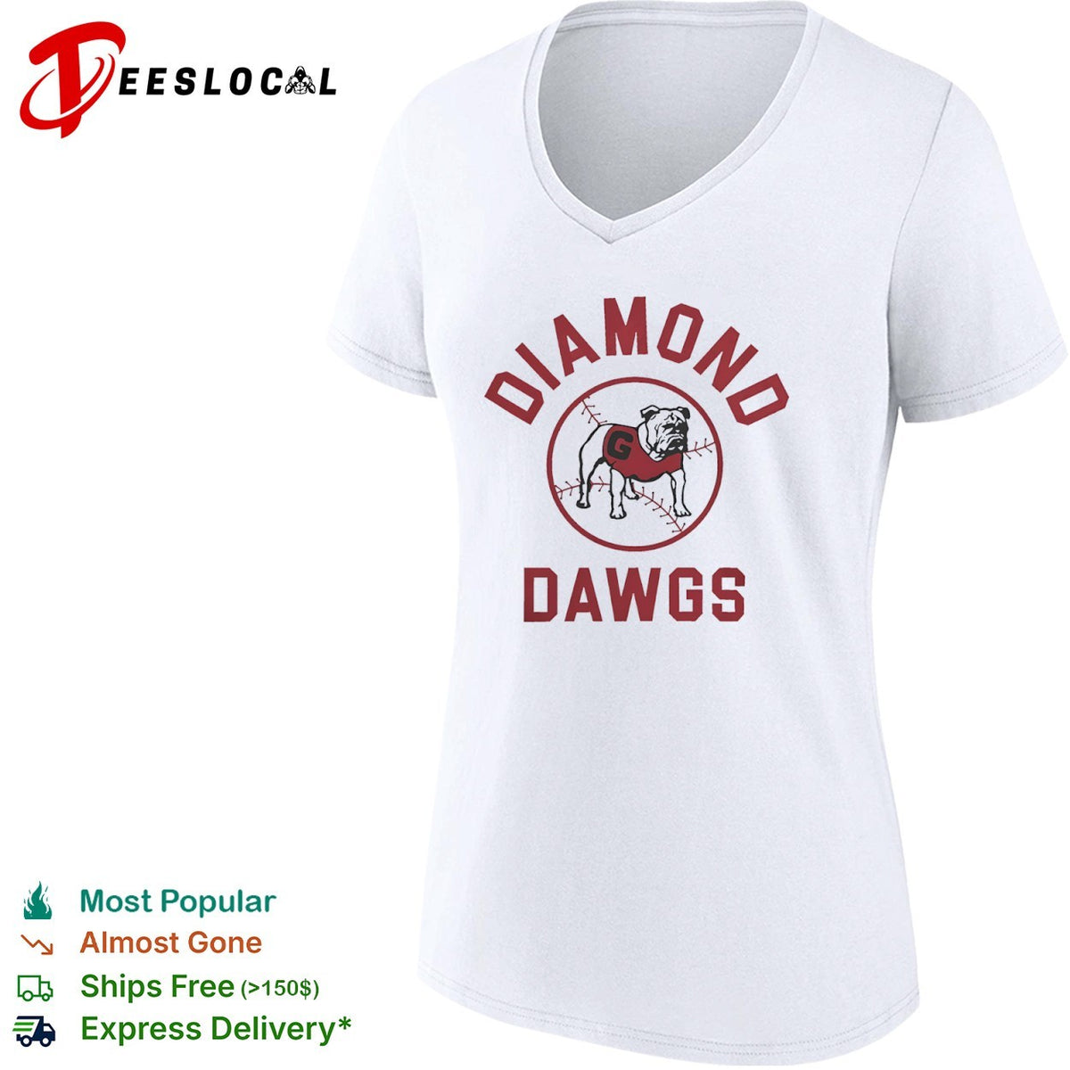 Diamond Dawgs Georgia Bulldogs Baseball University of Georgia shirt