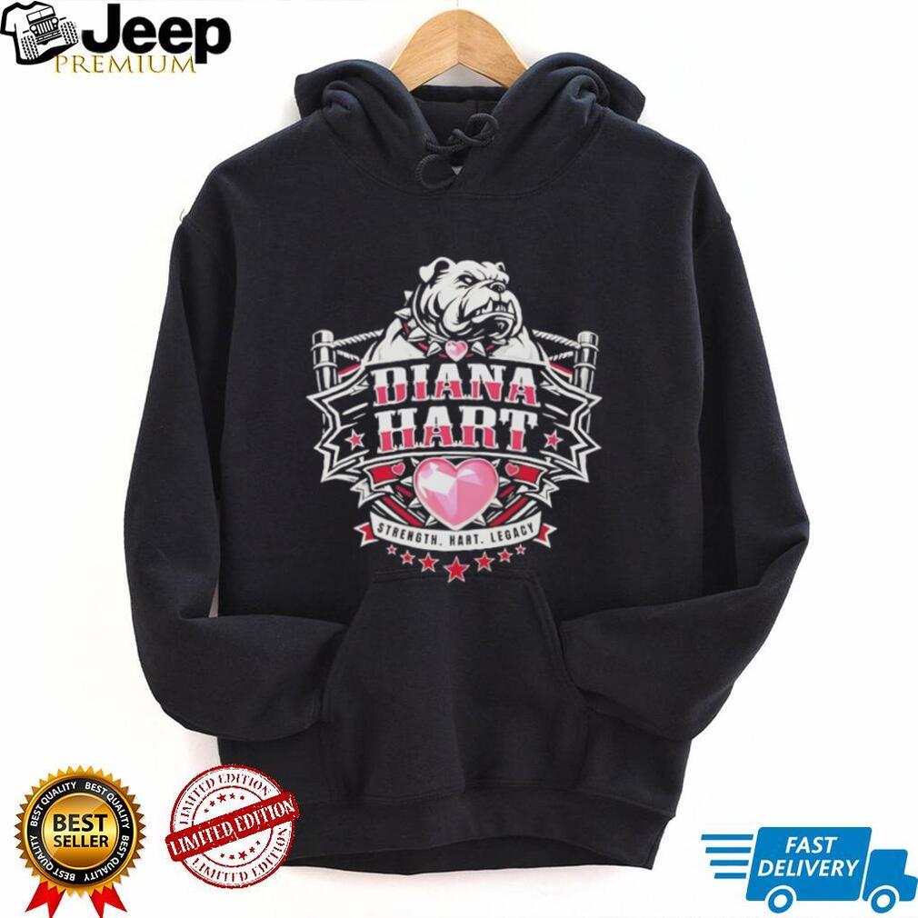 Diana Hart Strength Legacy British Bulldog Wrestling T Shirt