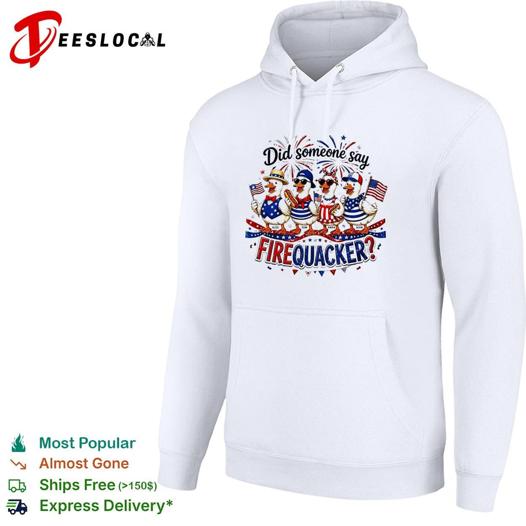 Did someone say firequacker ducks 4th of July humor shirt