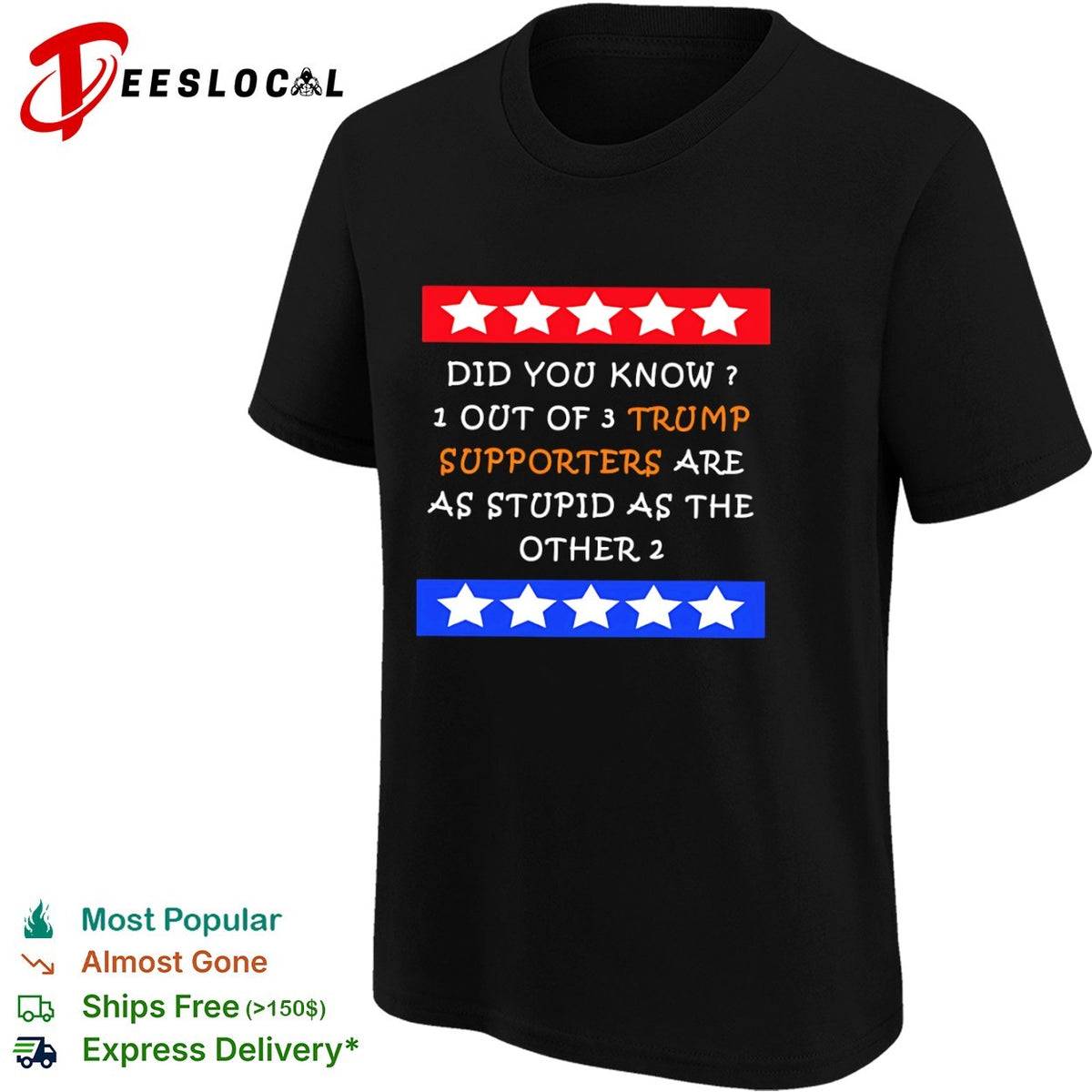 Did you know 1 out of 3 Trump supporters are as stupid as the other 2 shirt