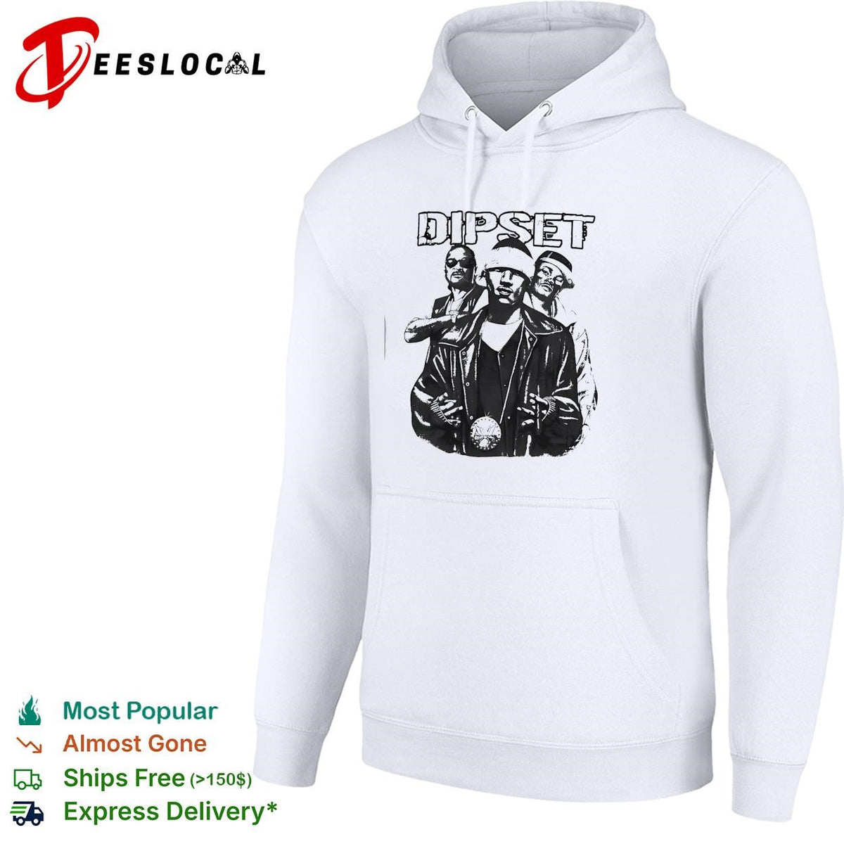 Dipset hip hop group photo vintage graphic shirt