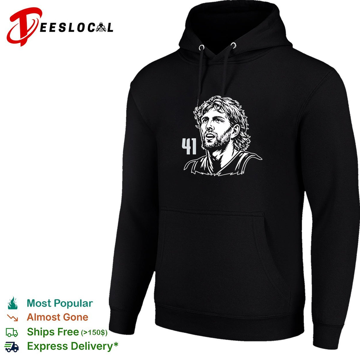 Dirk Nowitzki 41 Dallas Mavericks NBA Hall of Famer shirt
