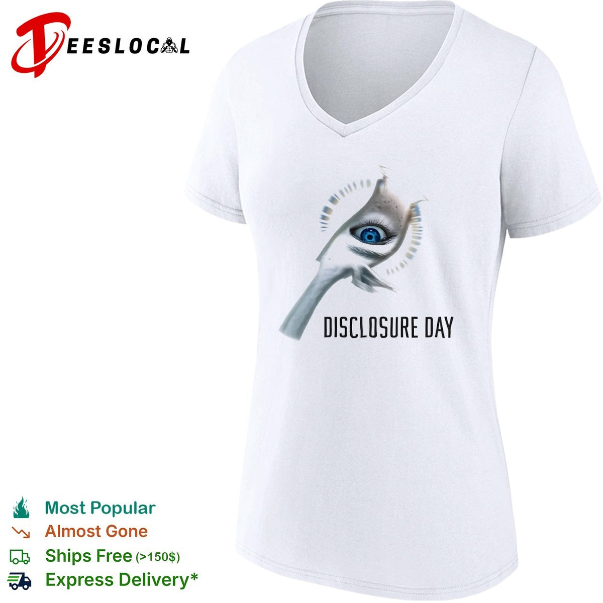 Disclosure Day Surreal Alien Eye Reveal Extraterrestrial UAP Disclosure Event shirt