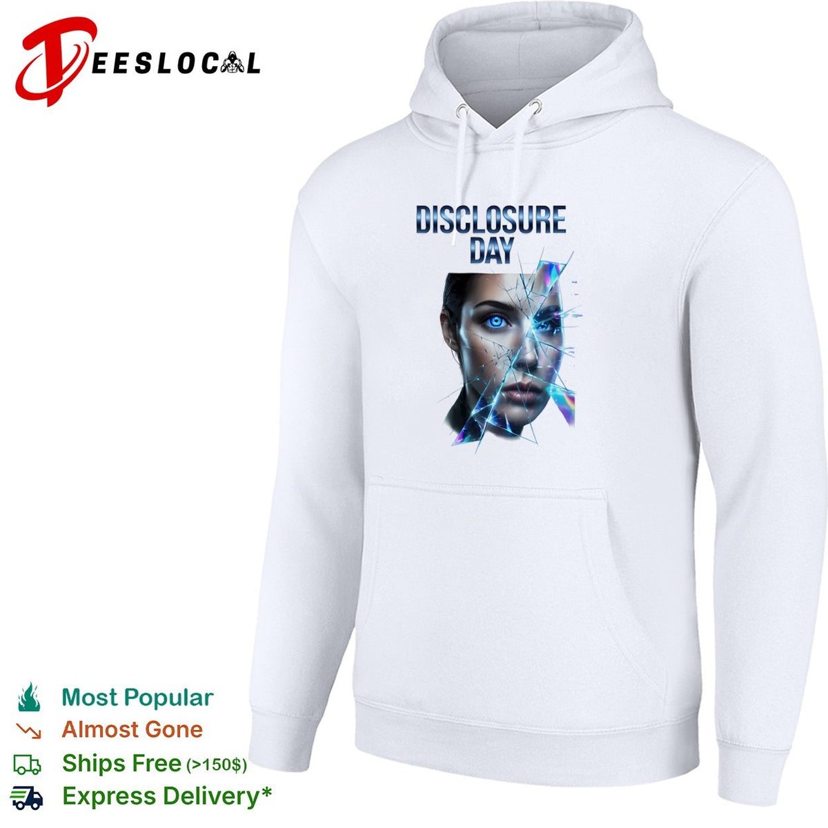 Disclosure Day shattered reflection futuristic eye concept shirt