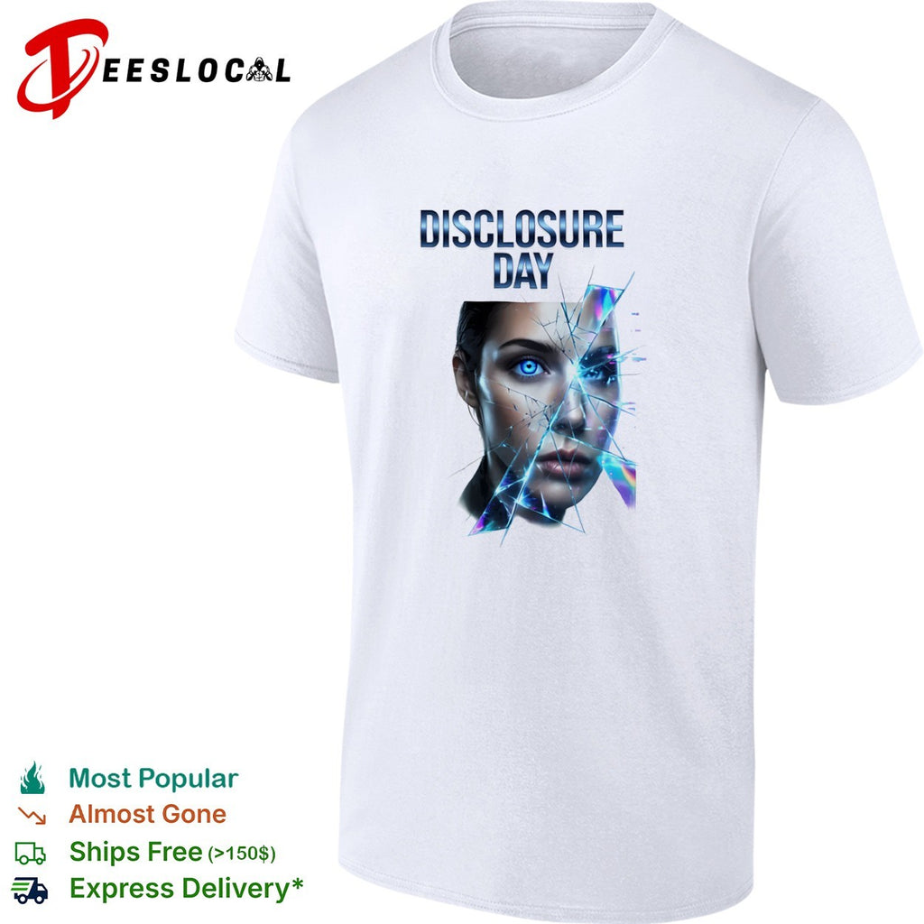 Disclosure Day shattered reflection futuristic eye concept shirt