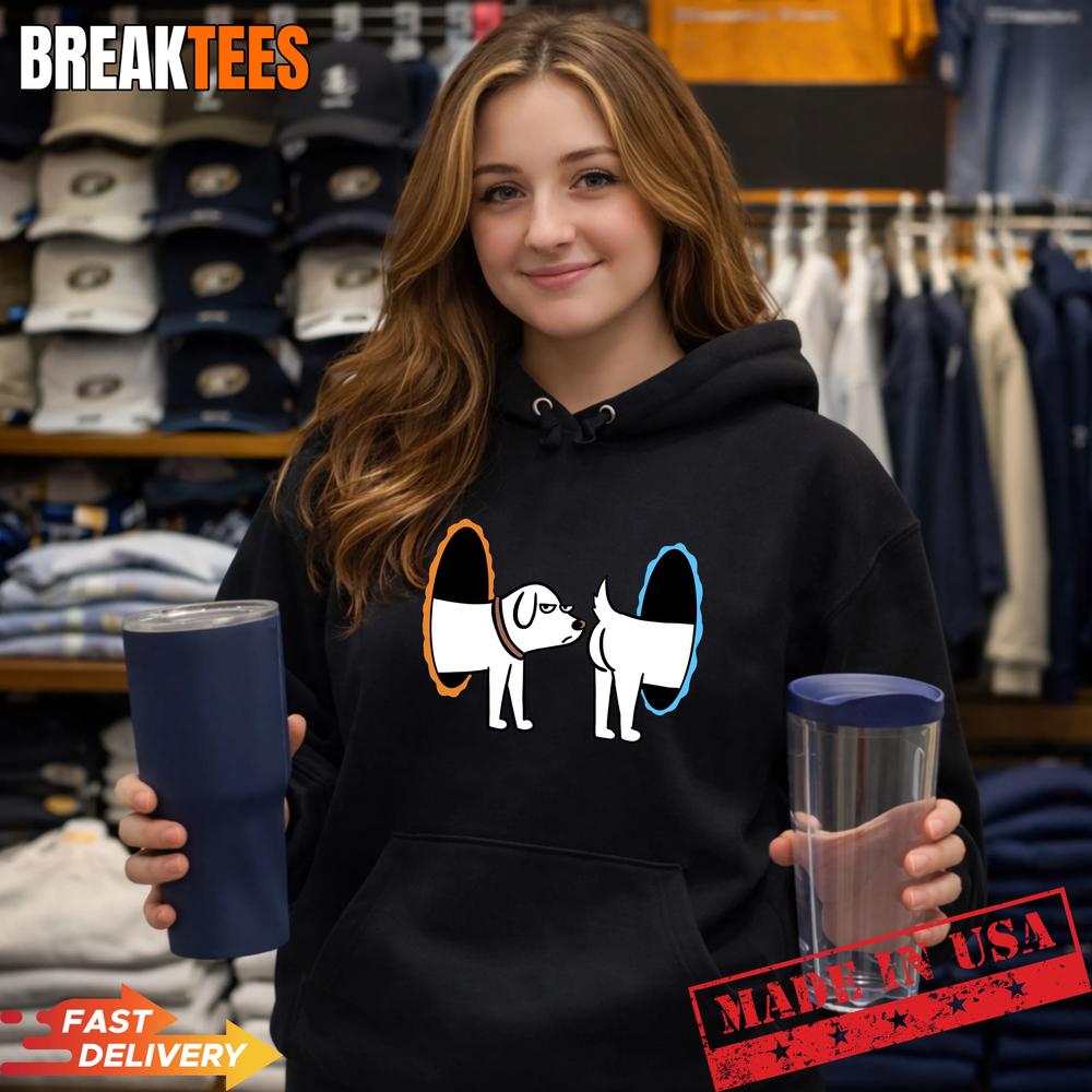 Dog Portal Funny T-Shirt