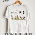 Dogs Famous Cartoon Characters Mashup Funny Friendship T Shirt