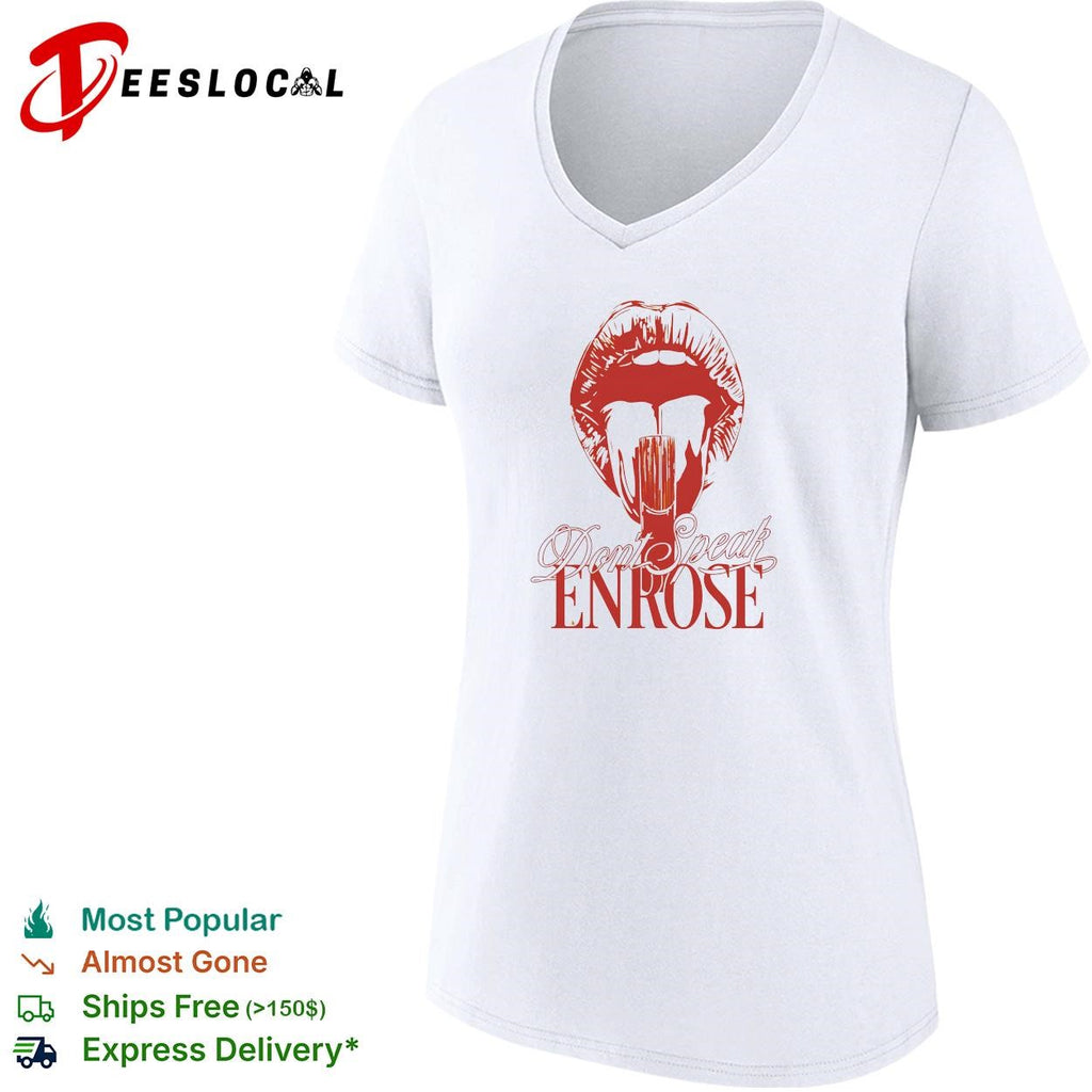 Don_t Speak ENROSE Lips and Lollipop Graphic Aesthetic Urban Pop Culture shirt