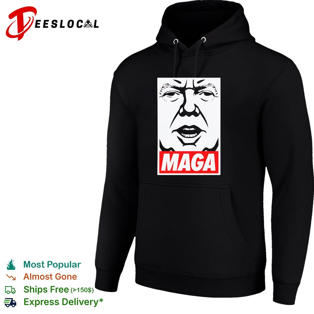 Donald Trump MAGA minimalist portrait poster shirt