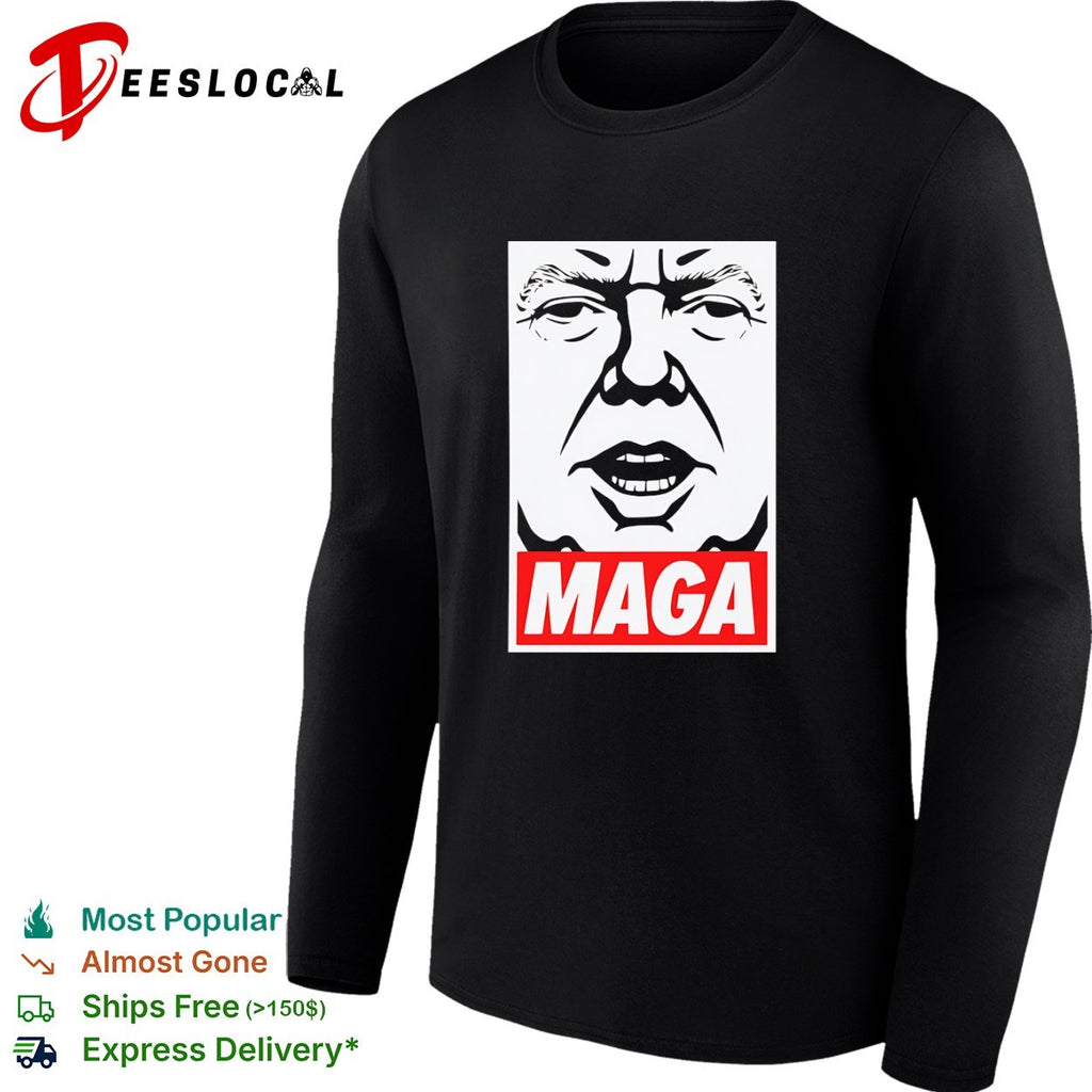 Donald Trump MAGA minimalist portrait poster shirt