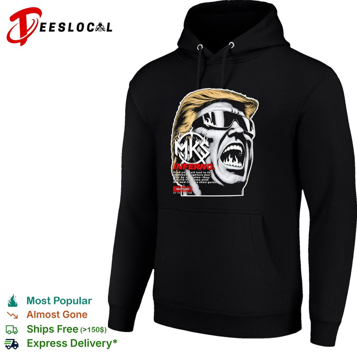 Donald Trump MKS Inferno find yourself lost in the madness outCasts by the system shirt