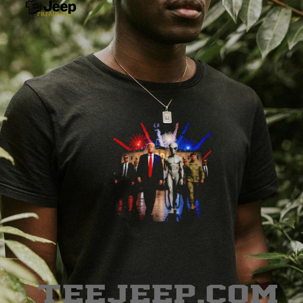 Donald Trump White House Alien Parade Secret Service T Shirt