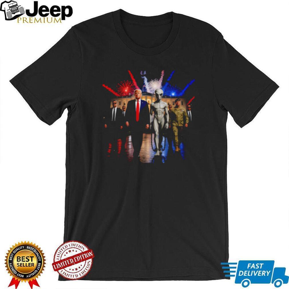 Donald Trump White House Alien Parade Secret Service T Shirt
