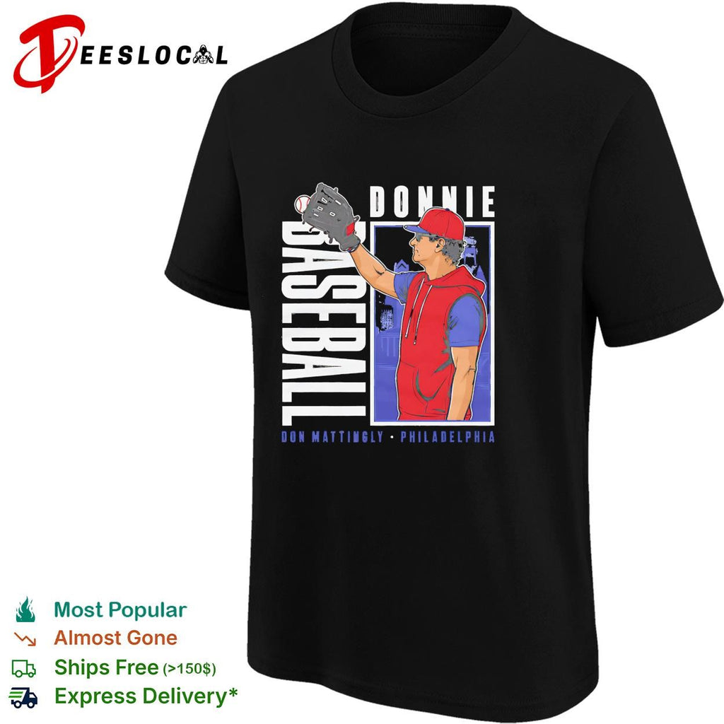 Donnie Baseball Don Mattingly Philadelphia Phillies caricature shirt