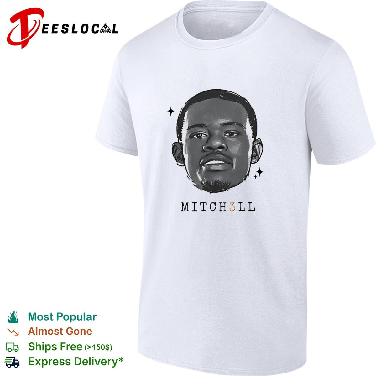 Donovan Mitchell Cleveland Cavaliers NBA MITCH3LL player basketball shirt