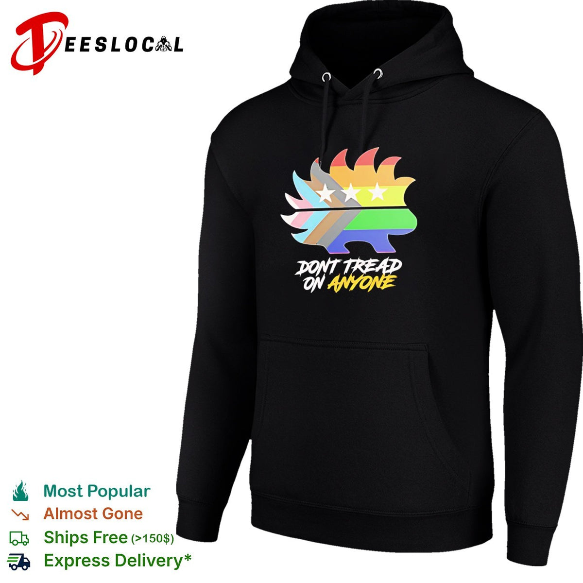 Don’t Tread on Anyone Progress Pride Flag Shirt