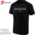 Don’t put the whale on unless you’re willing to die for this shit shirt