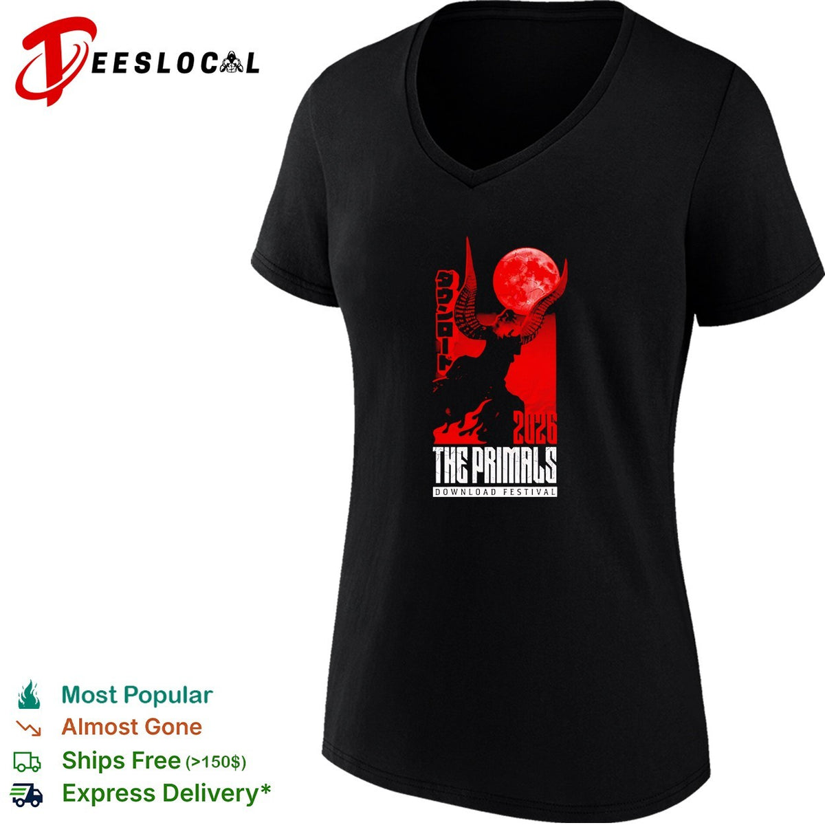 Download Festival 2026 x The Primals Donnington UK From 10 To 14 June 2026 shirt