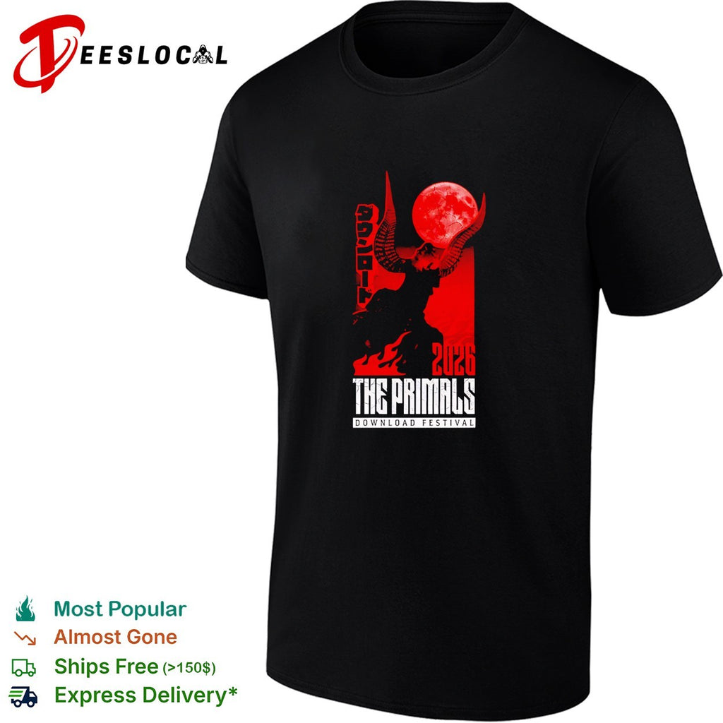 Download Festival 2026 x The Primals Donnington UK From 10 To 14 June 2026 shirt