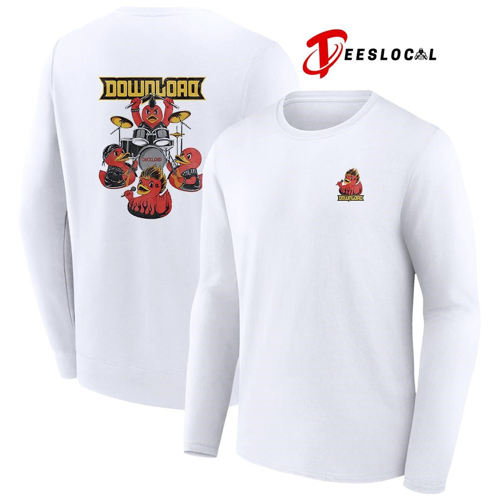 Download festival Donnington UK duck band graphic shirt