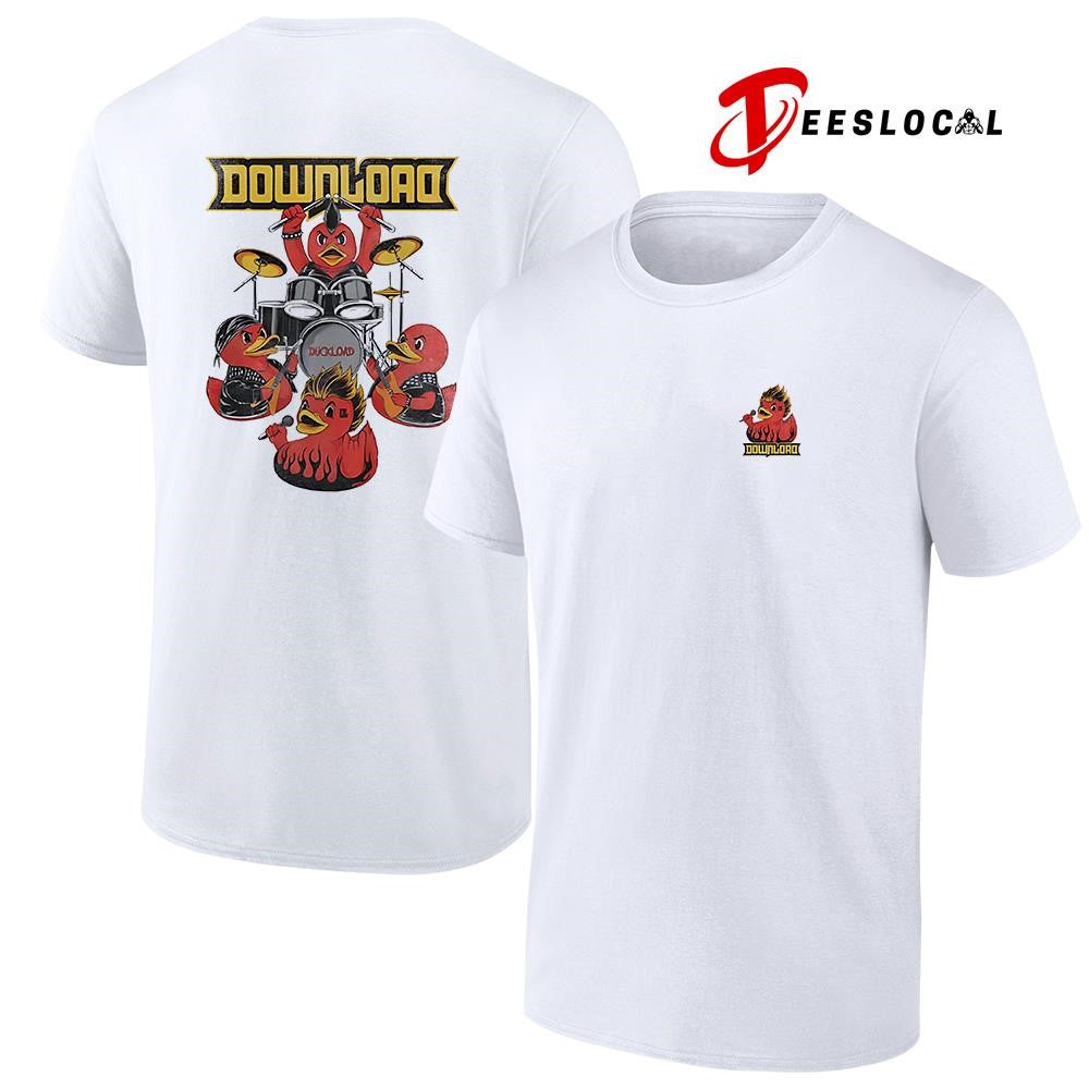 Download festival Donnington UK duck band graphic shirt