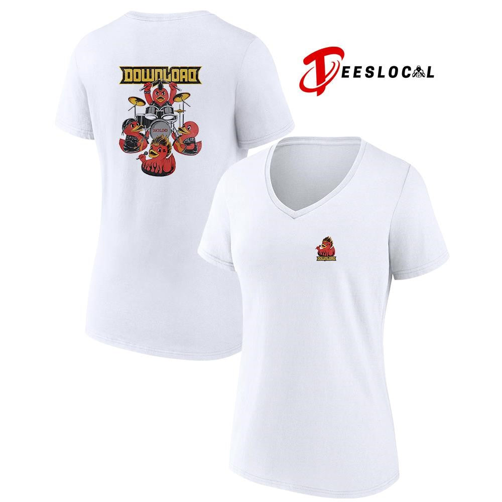 Download festival Donnington UK duck band graphic shirt
