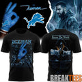 Drake Iceman x Detroit Lions Shirt